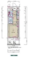 プレサンス京橋GREEN YARDアルミラの間取り画像