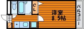 シダー西大寺の間取り画像