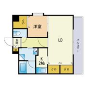 いわきビル今宿の間取り画像