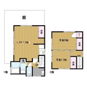 松が丘貸家の間取り画像