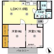 エバーグリーン A棟の間取り画像