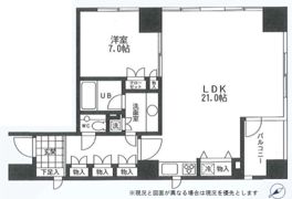 プレイアデ虎ノ門の間取り画像