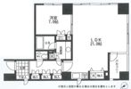 プレイアデ虎ノ門の間取り画像