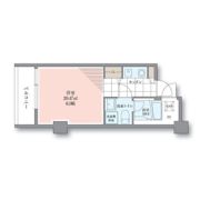 ホテル&レジデンス六本木 住居（7F借上）の間取り画像