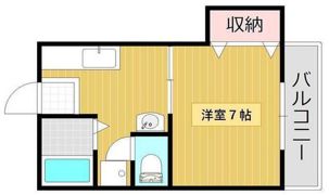 メゾンクマシロの間取り画像