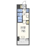 プレサンス大阪福島シエルの間取り画像