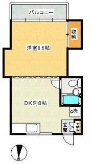 緑ヶ丘ハイツの間取り画像