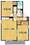 グランシャリオS A棟の間取り画像