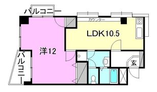 セントラルハイム壱番館の間取り画像