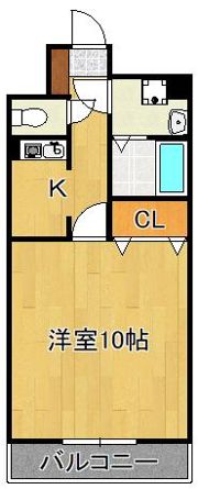 リオヒロタマンションの間取り画像