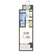 コンフォリア心斎橋EASTの間取り画像