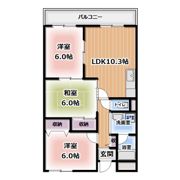 ラフィネ星田の間取り画像