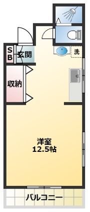 ヴィレッジⅠの間取り画像