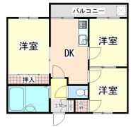 ドルフ西岡本の間取り画像