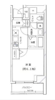 ライジングプレイス大森の間取り画像