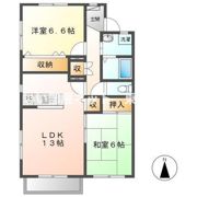 フォーブル神谷Bの間取り画像