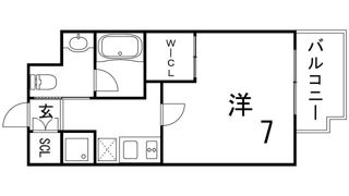 ユリシス新神戸の間取り画像