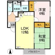 セジュール和泉Ⅱ B棟の間取り画像
