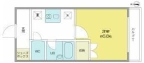 エトワール阿由知B棟の間取り画像
