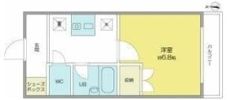 エトワール阿由知B棟の間取り画像