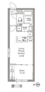 グローリオシェルト永福町の間取り画像