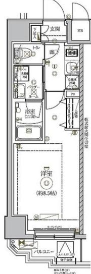 RELUXIA新御徒町の間取り画像