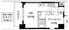 S-RESIDENCE江坂の間取り画像