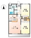 プレサス中浦Aの間取り画像