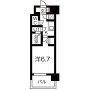 レジュールアッシュ中之島サウスの間取り画像