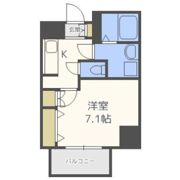 Fujiman北梅田の間取り画像
