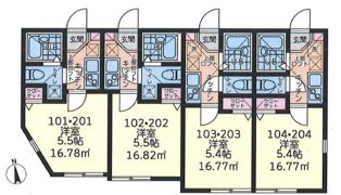 プラナス元久保の間取り画像
