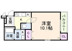 フジパレス御崎公園Ⅲ番館の間取り画像
