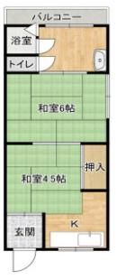 寝屋川池田本町共同住宅の間取り画像