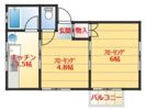 サザンコーポの間取り画像