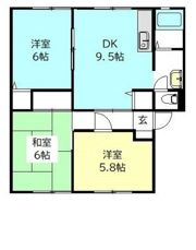 サンビレッジ浜野 B棟の間取り画像