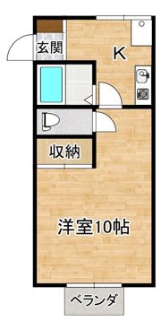 アルティームDの間取り画像