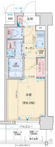 アドバンス神戸マーレの間取り画像