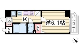 プレサンス神戸プレシャスの間取り画像
