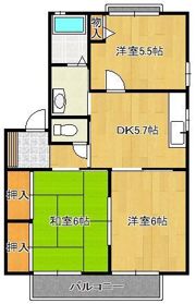 リビエラ遠賀の間取り画像