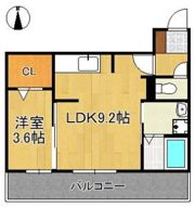 D-room陣原IIの間取り画像