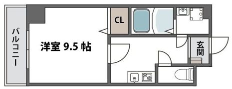 Canal天満橋の間取り画像
