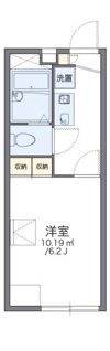 レオパレスことぶきの間取り画像
