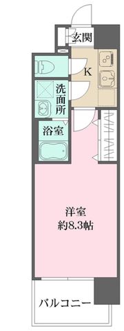 リヴェント玉造の間取り画像