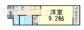 BELAIR住吉の間取り画像