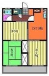 スカイハイツ居相の間取り画像