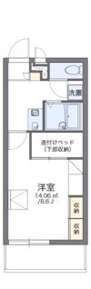 レオパレスさくら館の間取り画像