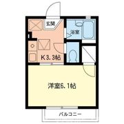 クレール梨木の間取り画像