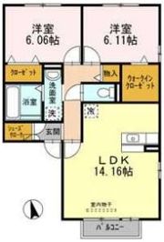 アルカディア永森の間取り画像