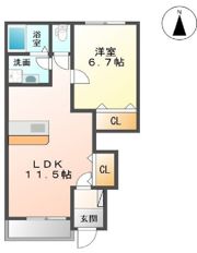ブラウンハウスの間取り画像