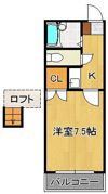リバティ折尾の間取り画像